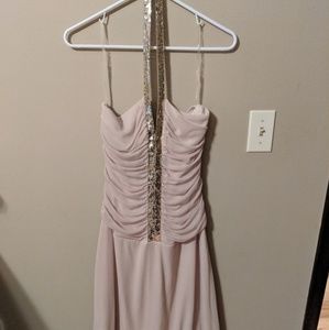 Sequin Halter Dress